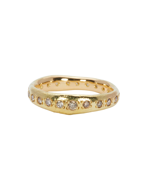 Large brown diamond terra eternity band photo
