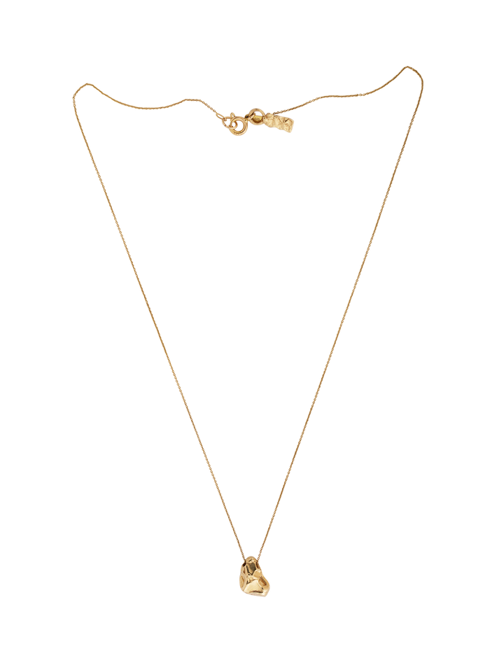 Gold nugget necklace