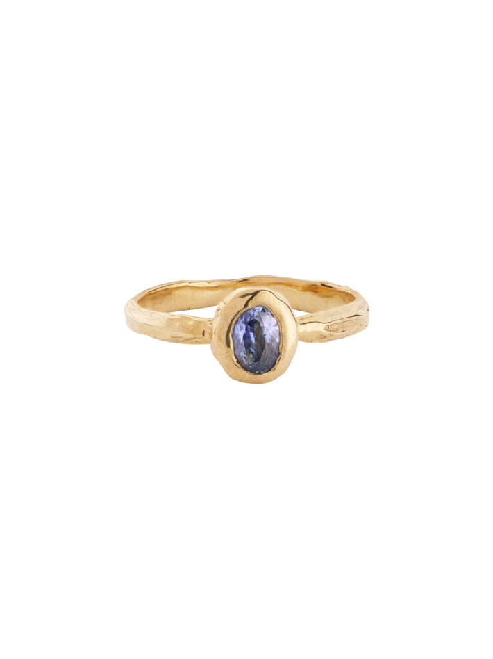 Sapphire ray ring