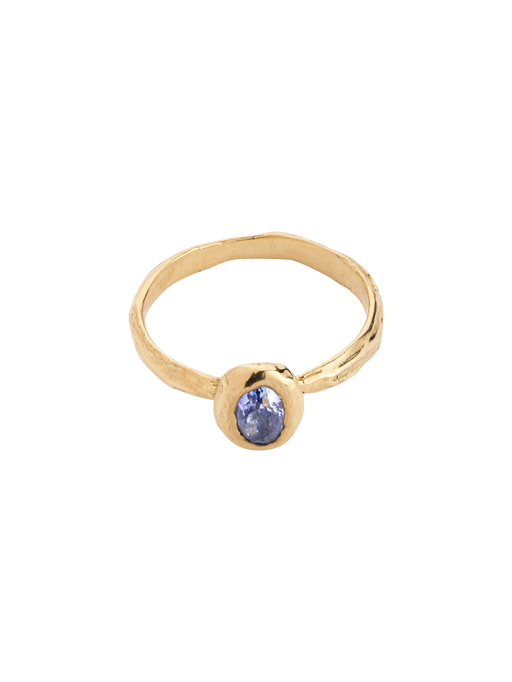 Sapphire ray ring photo