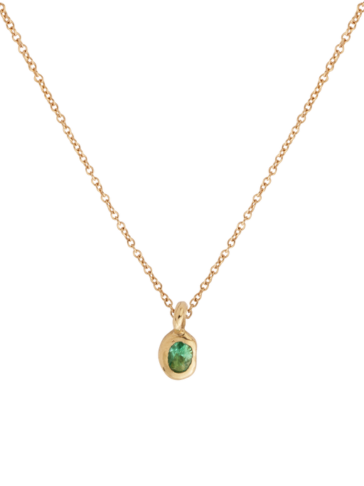 Emerald ray necklace photo