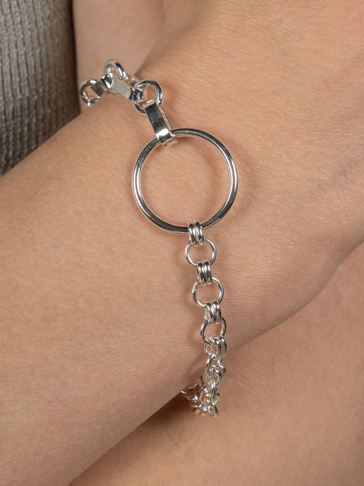Chunky duo chain bracelet