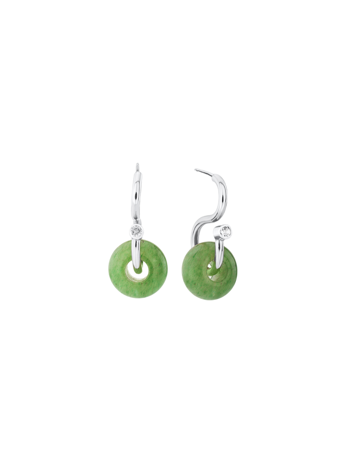 Signature poise aventurine earrings