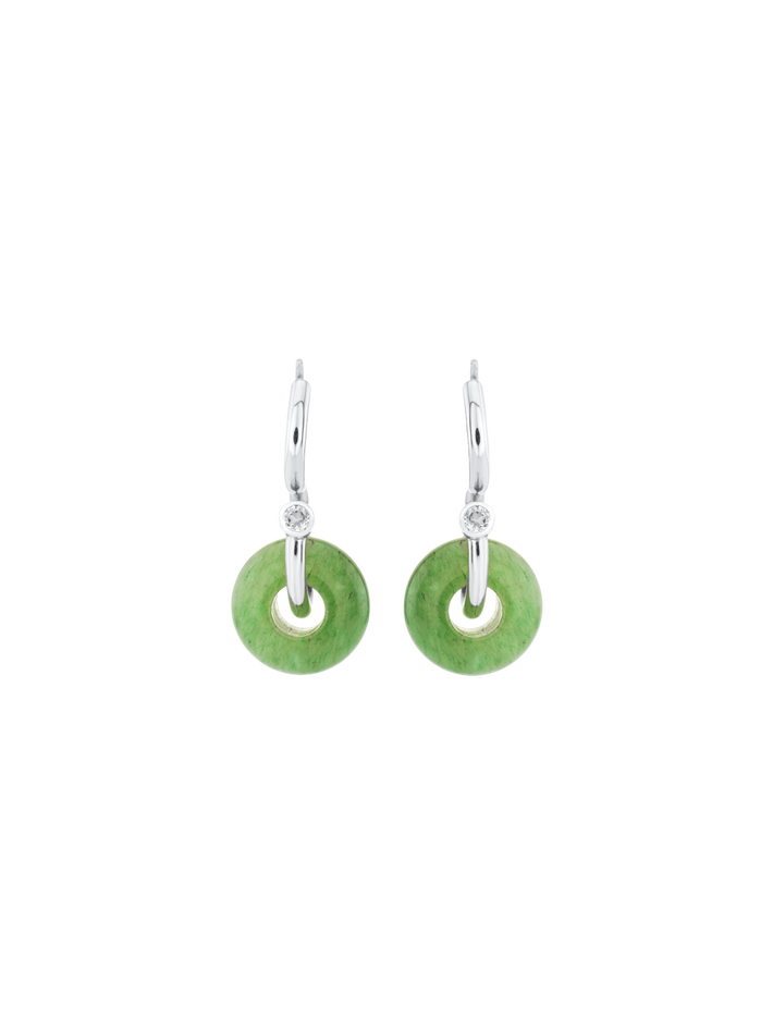 Signature poise aventurine earrings