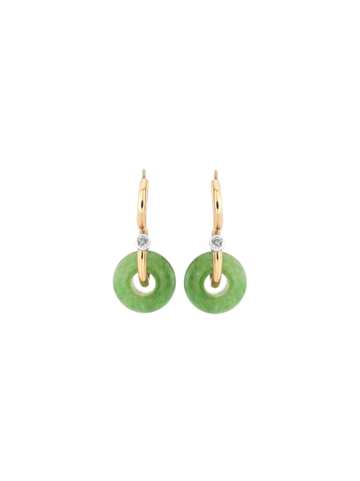 Signature poise aventurine earrings