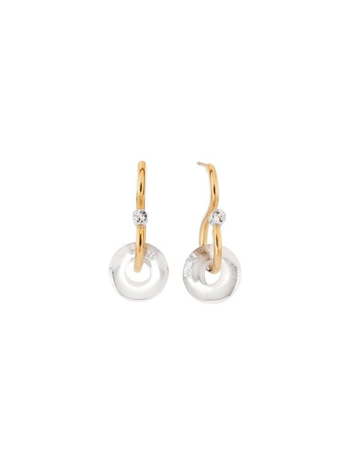 Signature poise quartz earrings