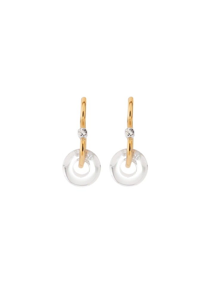 Signature poise quartz earrings