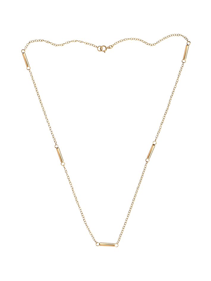 Petite barre necklace