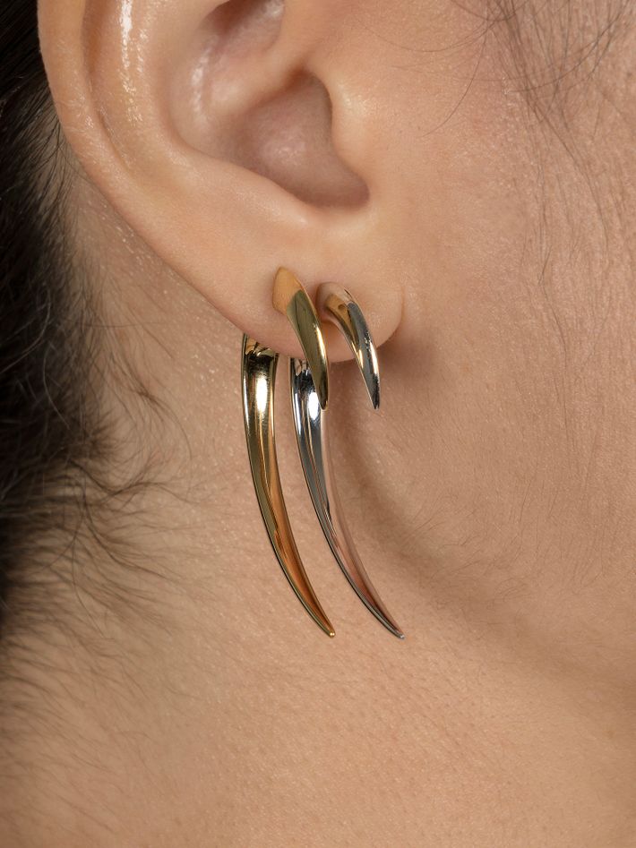 Hook size 1 earrings - yellow gold vermeil