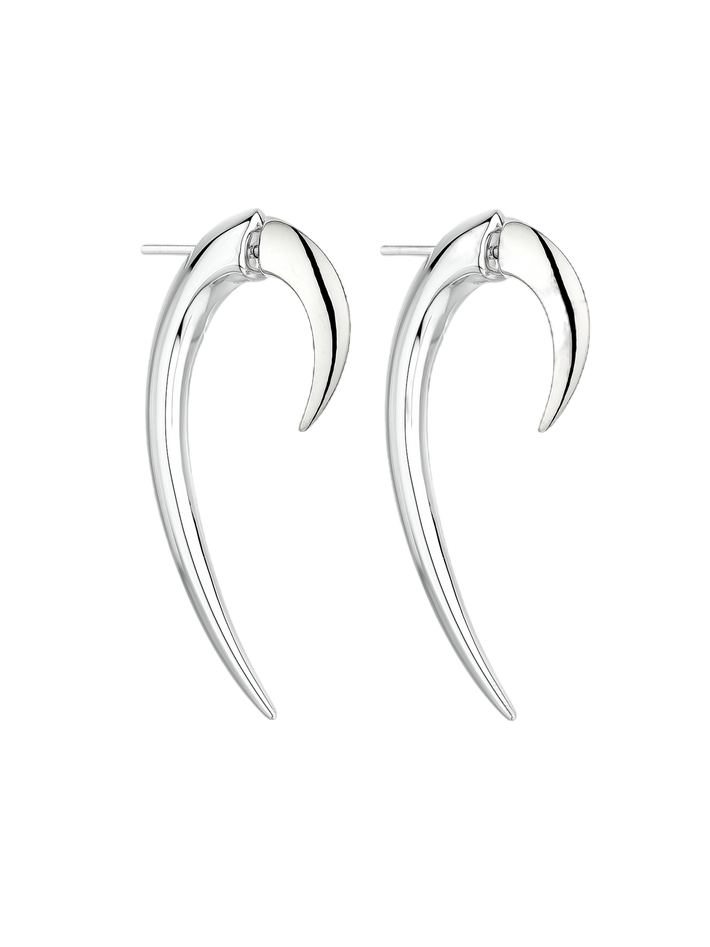 Hook size 1 earrings - silver