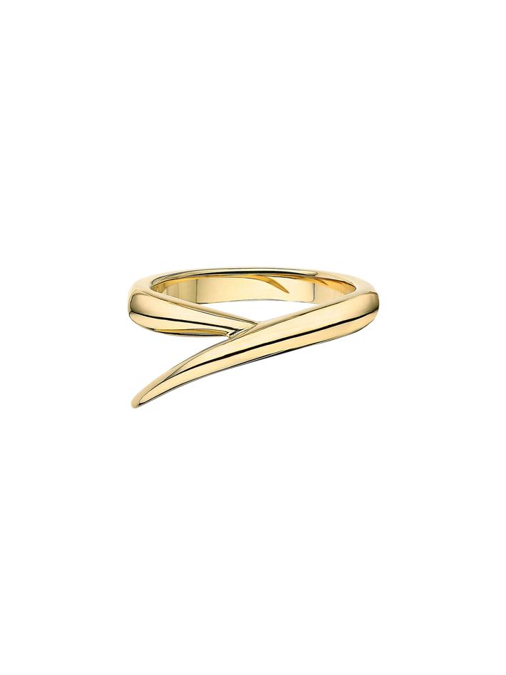 Interlocking single ring - 18ct yellow gold
