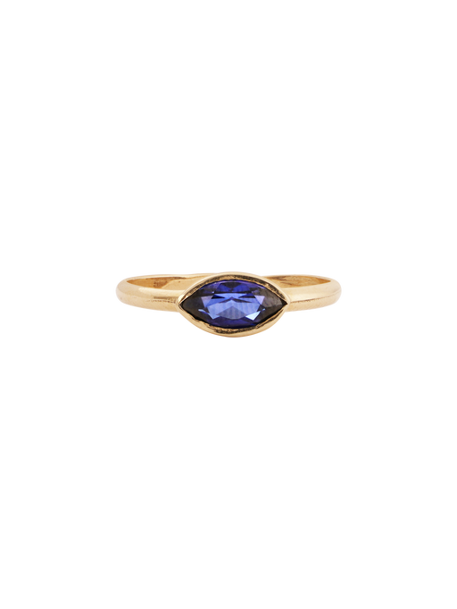 Blue sapphire marquise stack photo