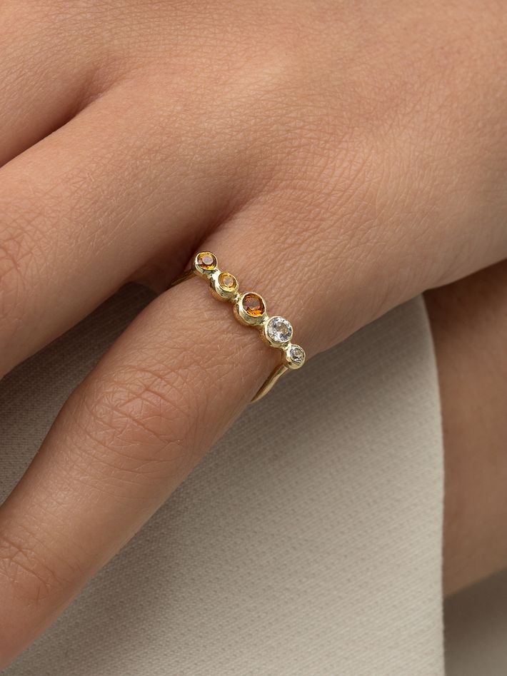 Lumières d'été gold ring