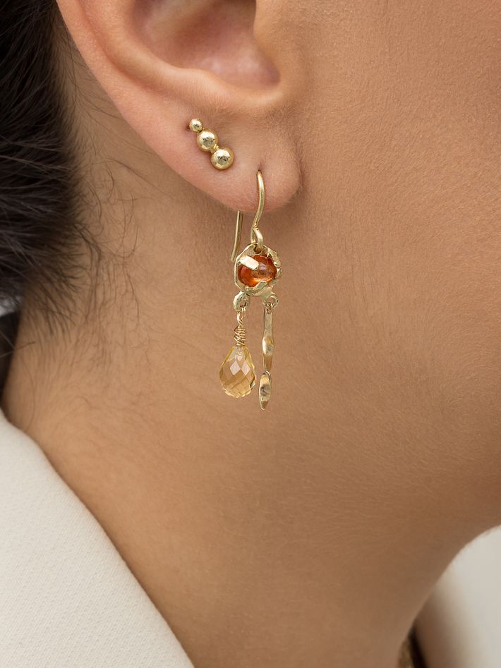 Espoir gold earring