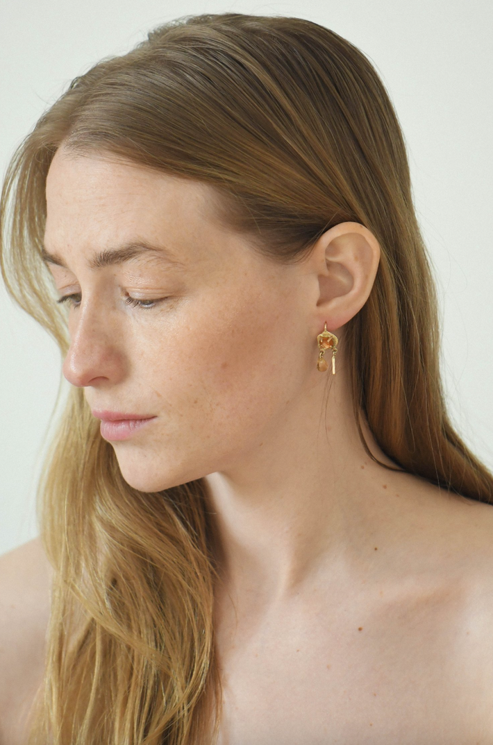 Espoir gold earring