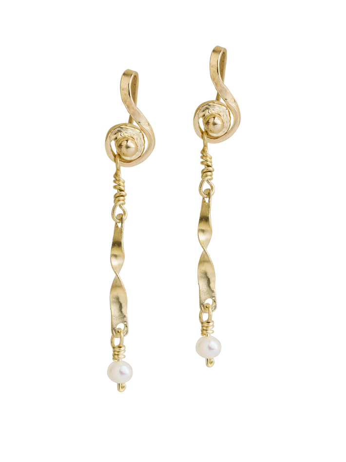 Coquille d'or earring