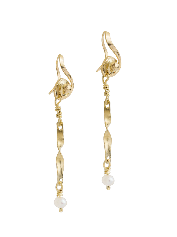 Coquille d'or earring