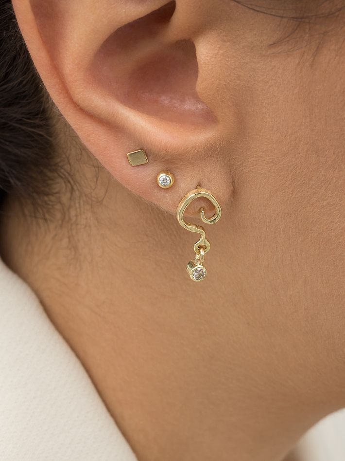 Petite nombre d’or earring