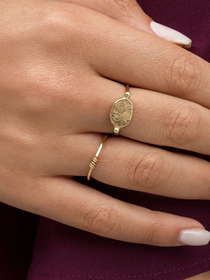 L'ancienne elegante gold ring