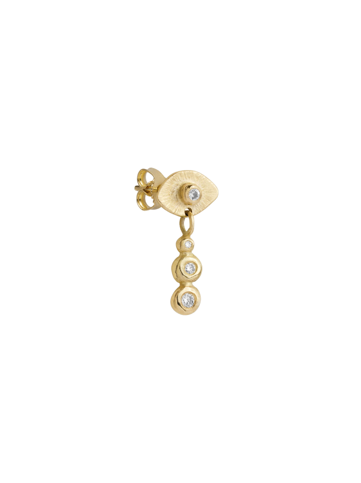 Larmes illuminées gold earring