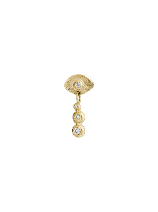 Larmes illuminées gold earring photo