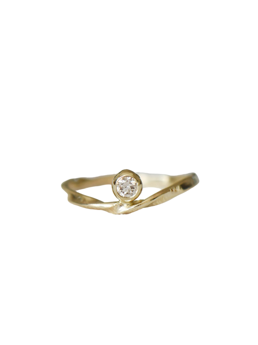 La belle gold diamond ring photo