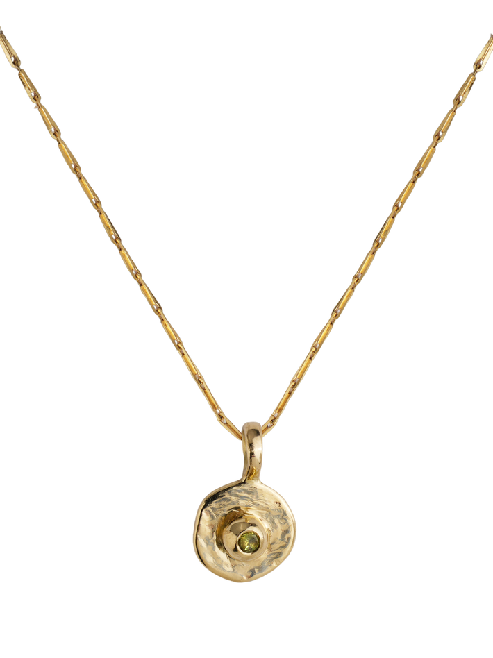 Fleur d'or gold pendant