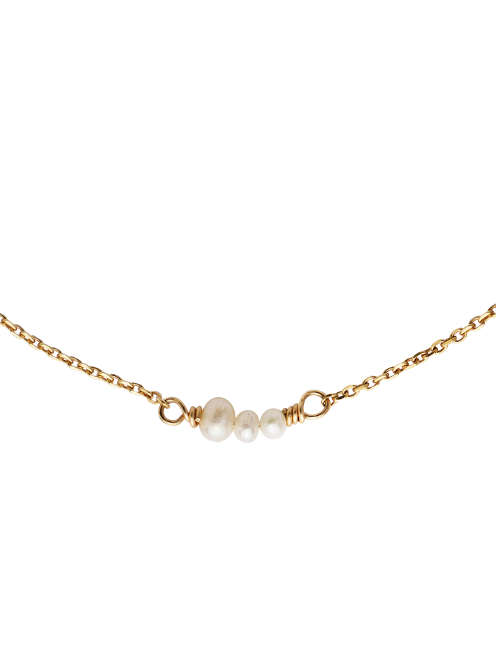 Les trois perles necklace