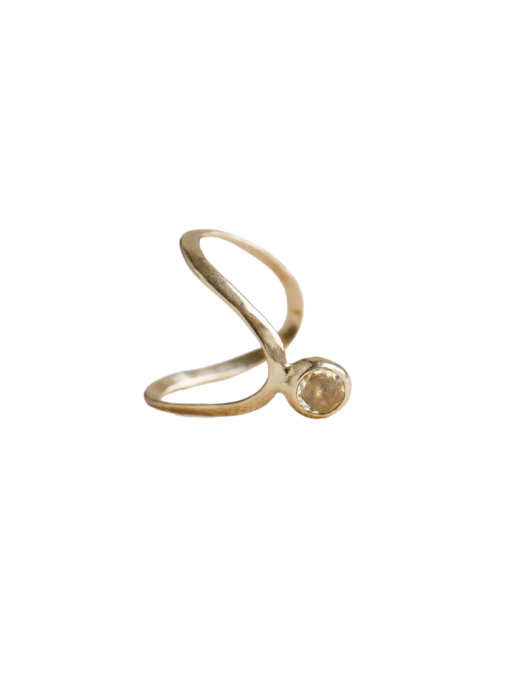 Libellule gold ring