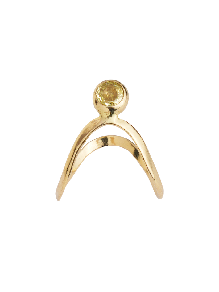 Libellule gold ring