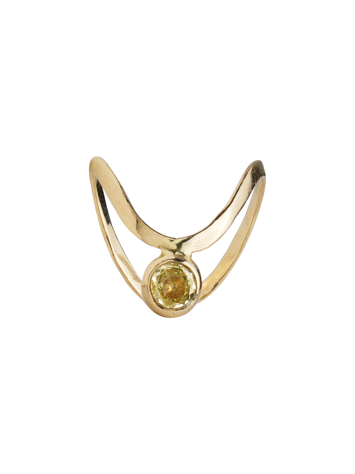 Libellule gold ring