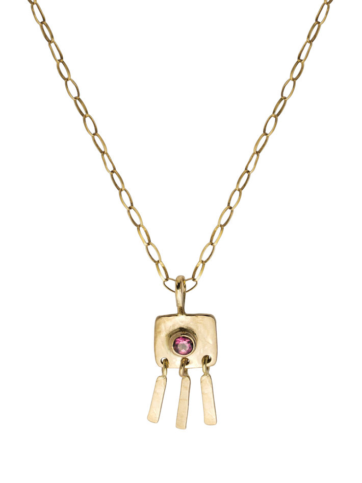 Deco pendant in gold