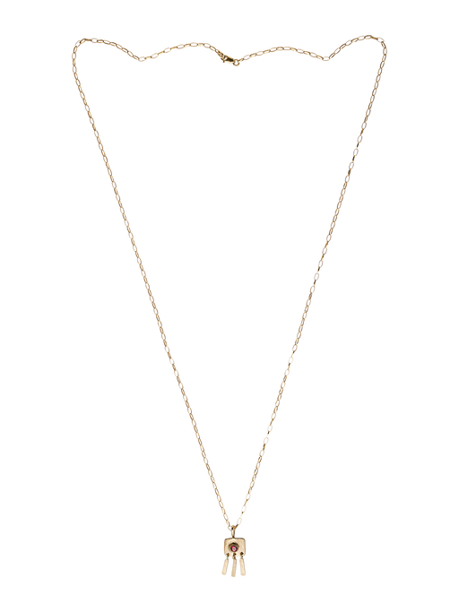 Deco pendant in gold photo