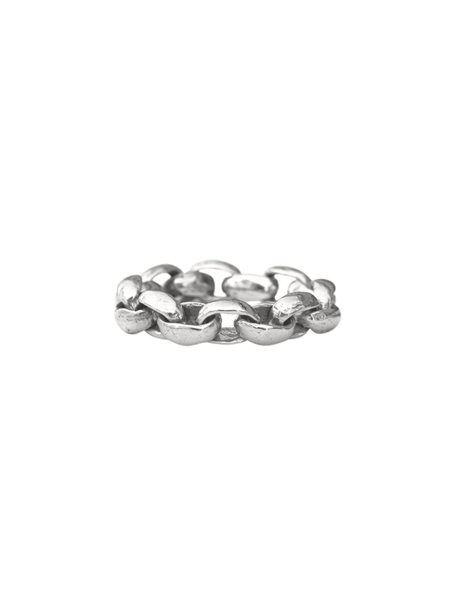 Roi chain link ring sterling silver photo