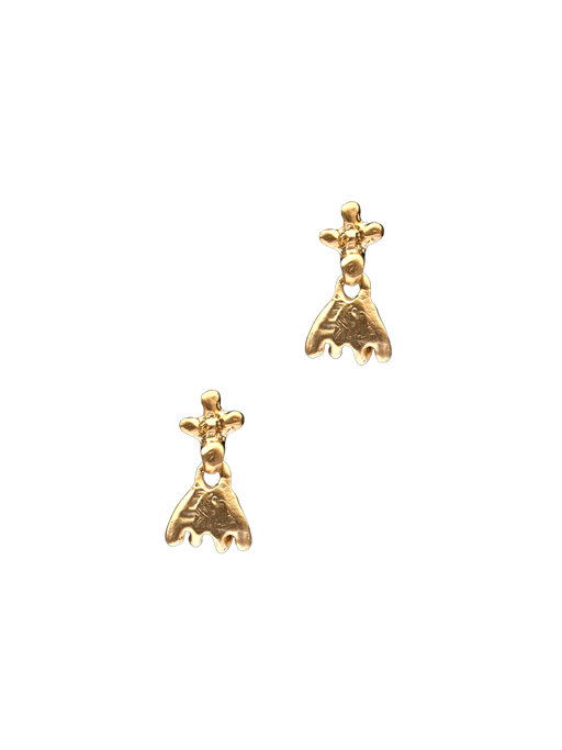 Bente flower earrings 14k gold photo