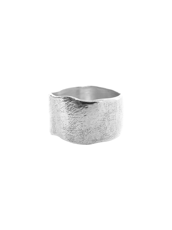 Sigr water wide band ring sterling silver