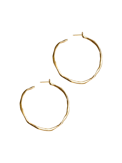 Sulu hoop earrings 14k gold photo
