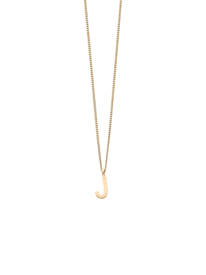 Note letter chain necklace