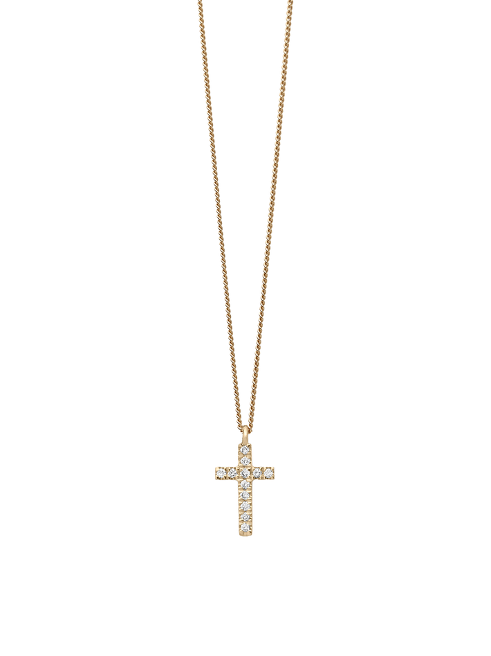 Novo diamond cross chain necklace by Sofie Ladefoged Finematter