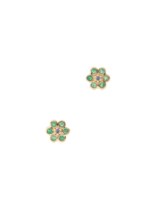 Miniflower studs 1 green photo