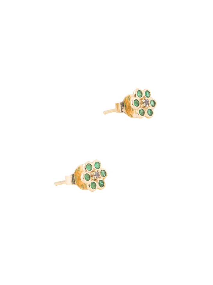 Miniflower studs 1 green