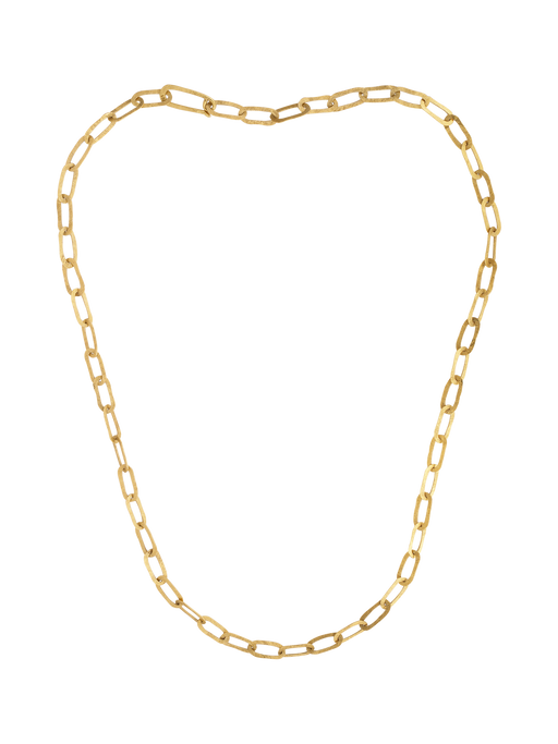 Thin link chain necklace photo
