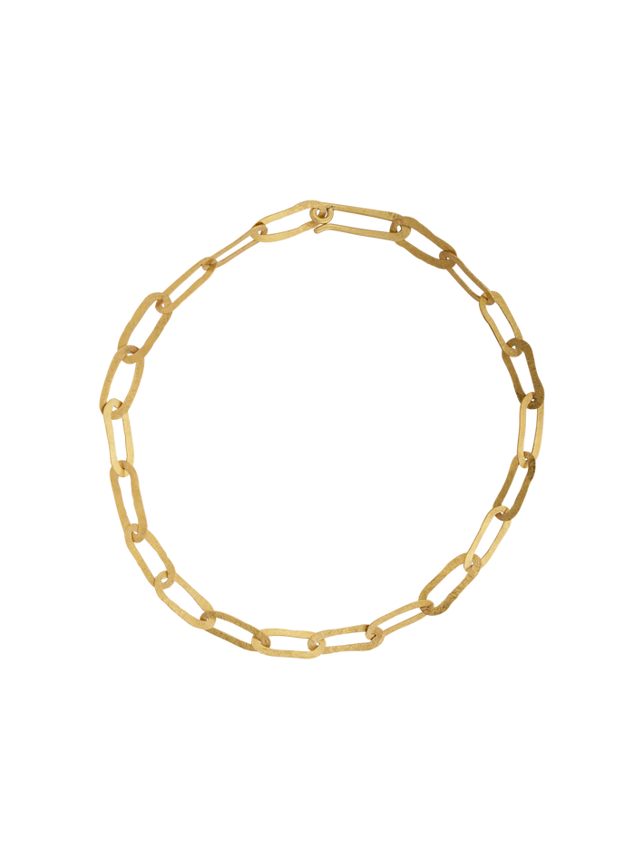 Thin link chain bracelet