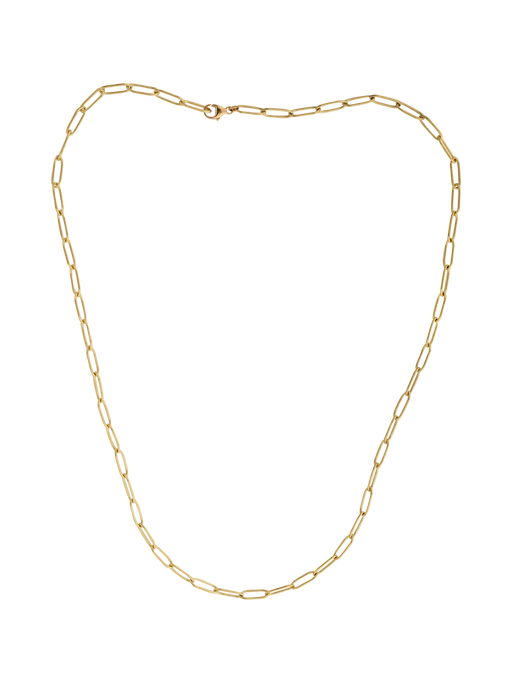 Oblong chain necklace photo