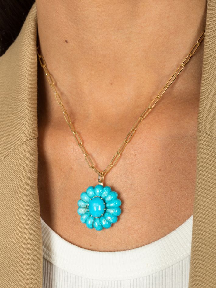 Hura turquoise necklace