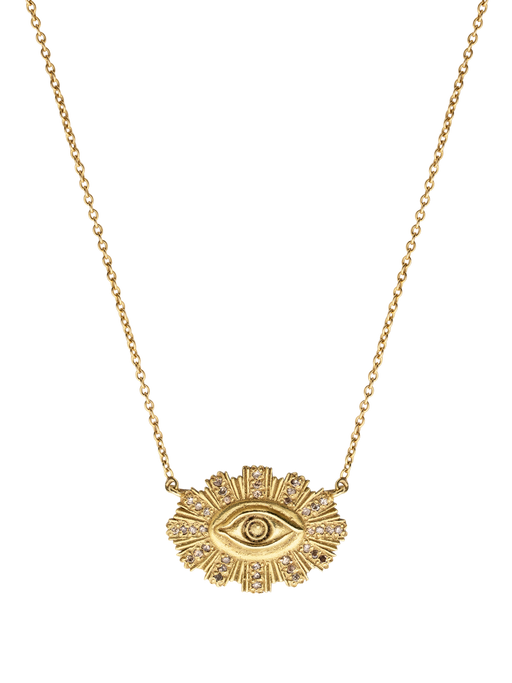 Diamond divine eye necklace photo