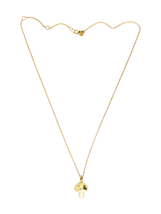 Small diamond toadstool necklace photo