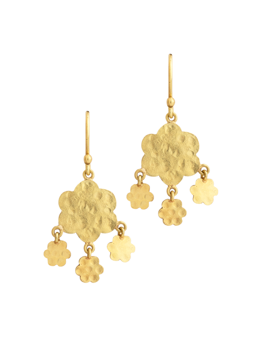 Marigold cascade earrings photo