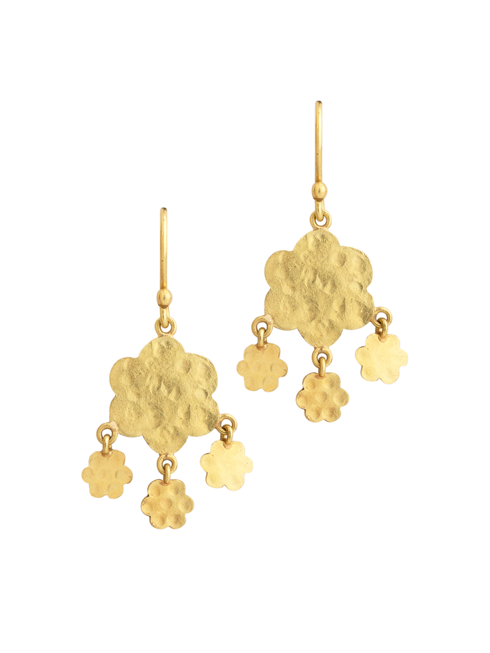 Marigold cascade earrings