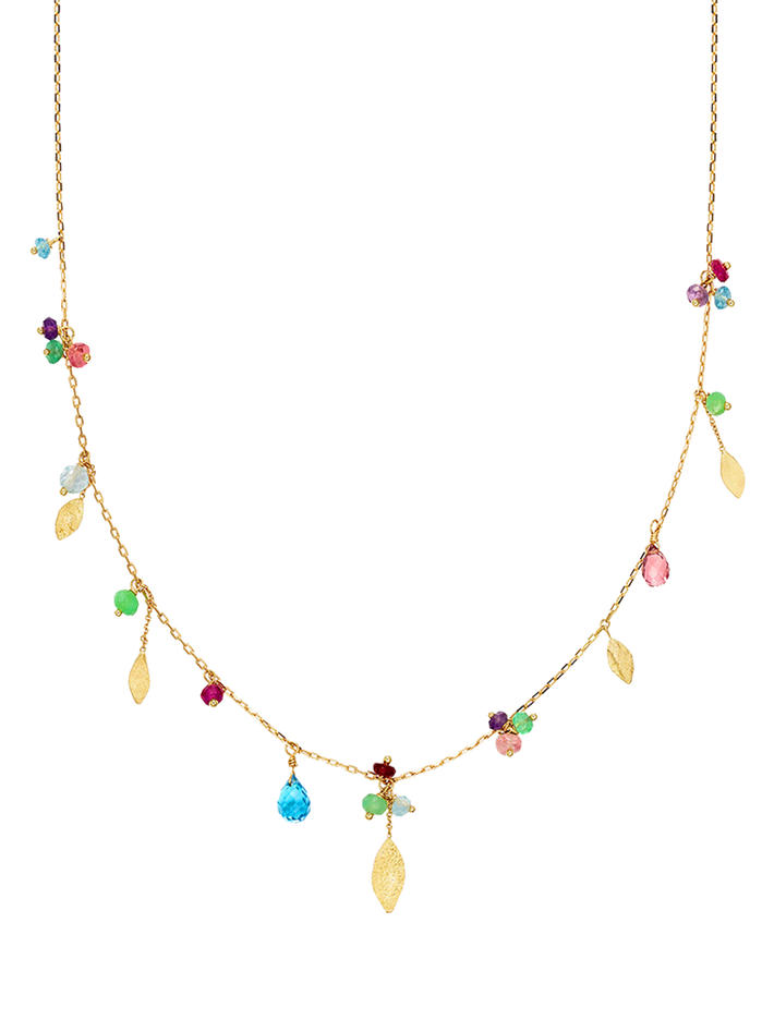 Romantic world of sweet pea necklace 